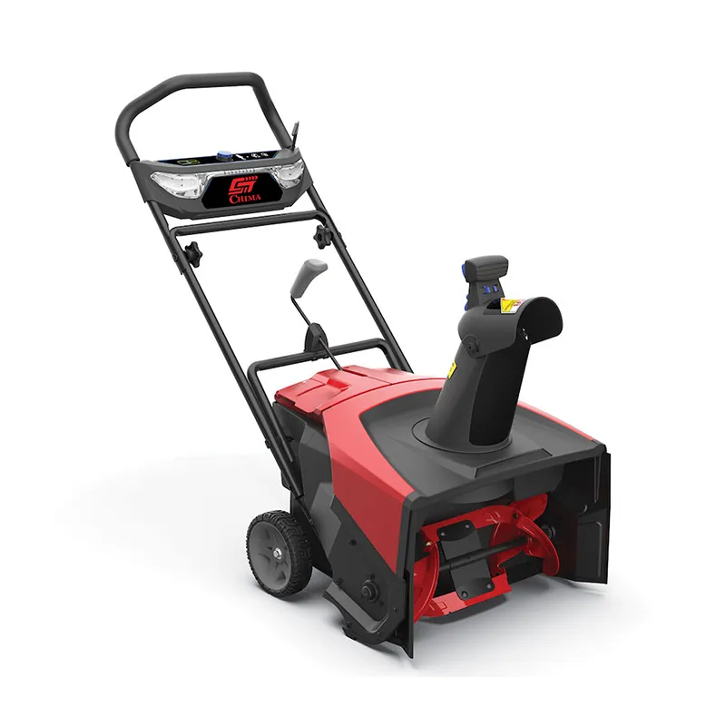 24-212 cm3 kõrgeima nimiväärtusega üheastmelise gaasimootoriga lumepuhur